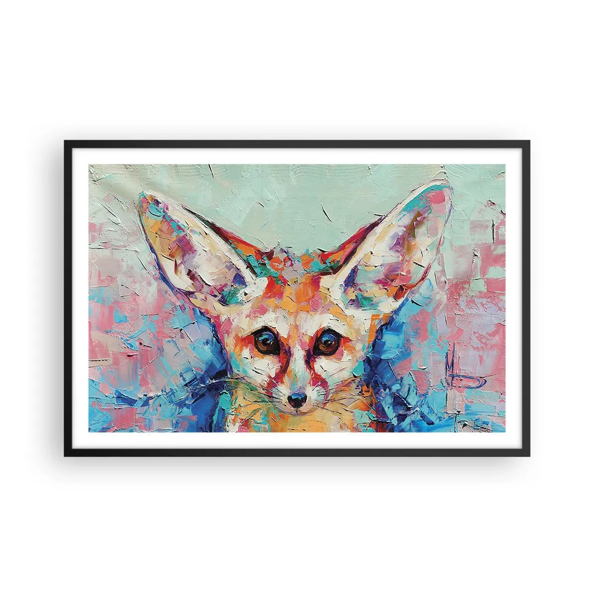 Plakat w czarnej ramie - Jesteście na mnie gotowi? - 91x61 cm