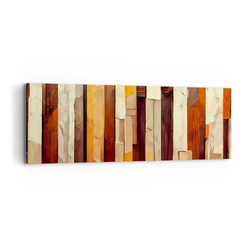 Obraz na płótnie - Hymn leśnych drzew - 90x30 cm