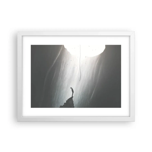 Plakat w białej ramie - Zawsze jest jakieś wyjście - 40x30 cm