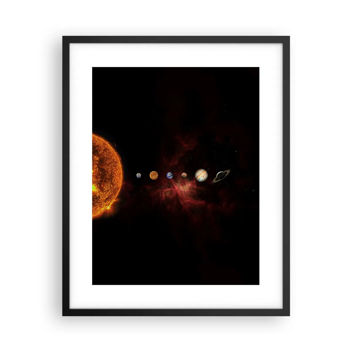 Plakat w czarnej ramie - Nasza okolica - 40x50 cm