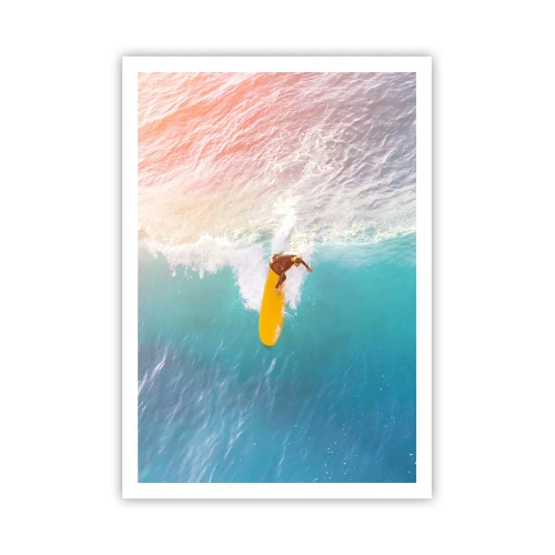 Plakat - Oceaniczny jeździec - 70x100 cm