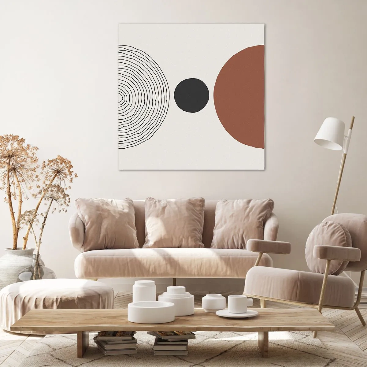 Obraz na płótnie - W centrum uwagi - 70x70 cm