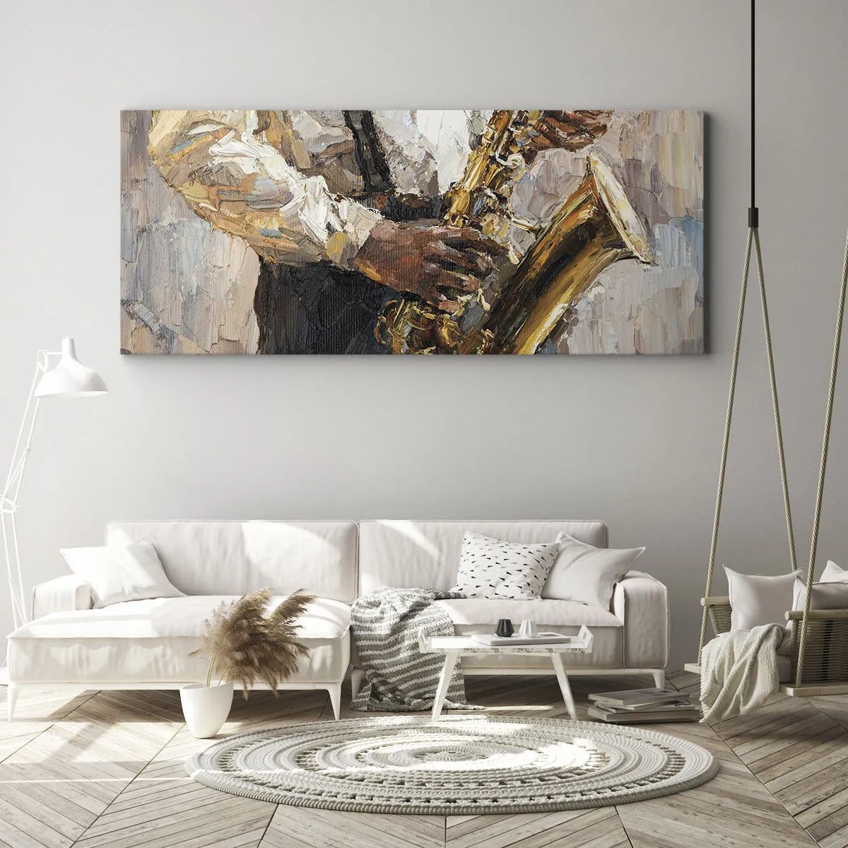 Obraz na płótnie - Czas na solo - 100x40 cm