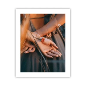 Plakat - Związana z naturą - 40x50 cm