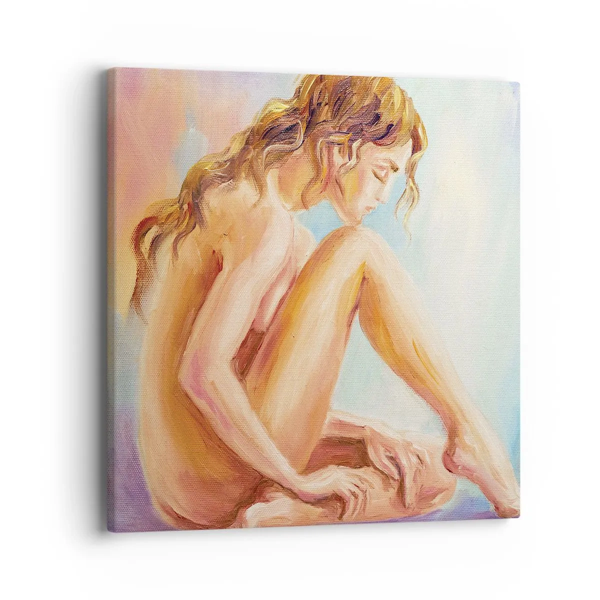 Obraz na płótnie - Akt młodości - 40x40 cm