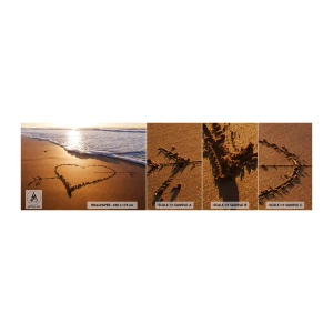 Fototapeta Próbka Premium Sand - Wakacyjne wyznanie - Krajobraz, Plaża, Morze - 100x30 cm