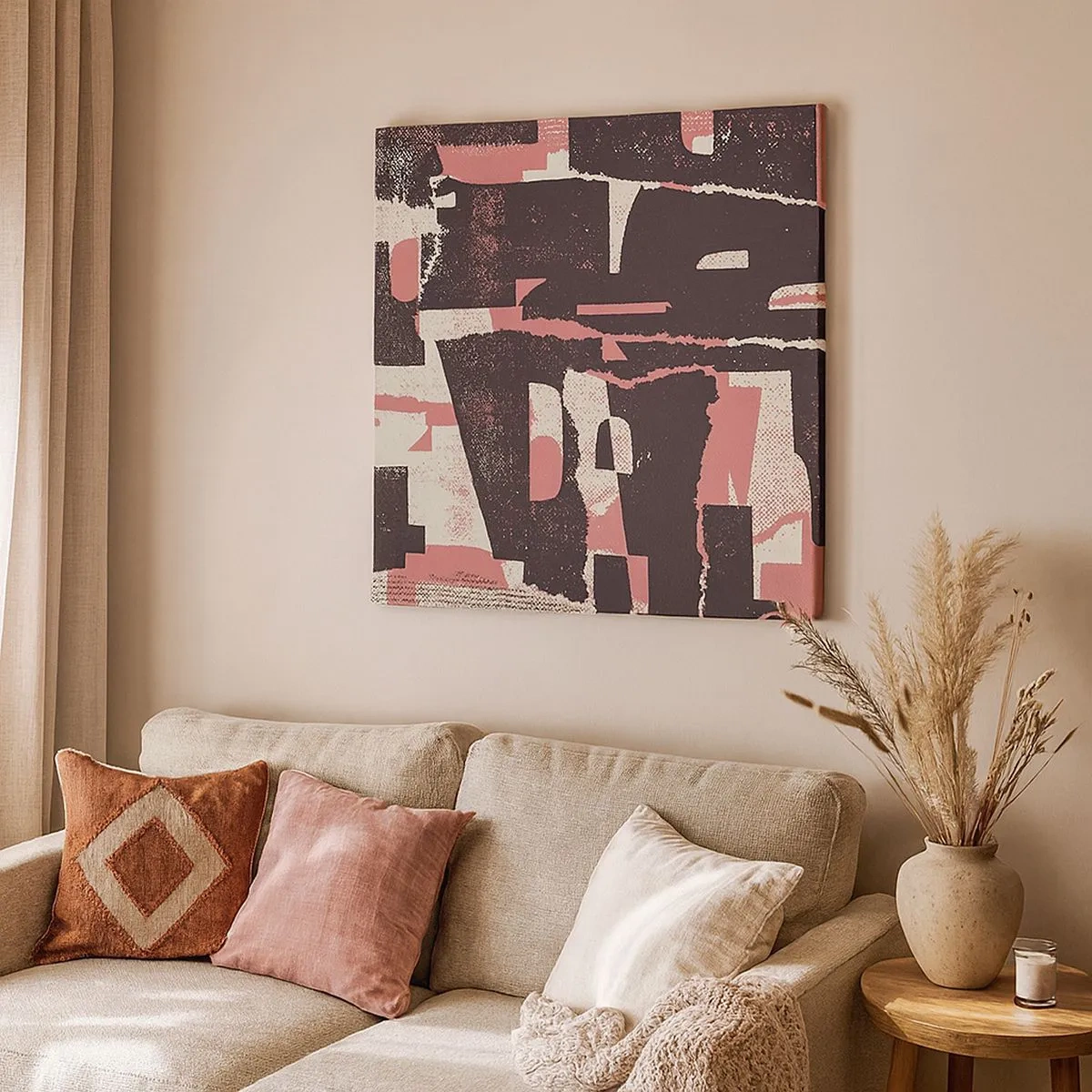 Obraz na płótnie - Cały ten zgiełk - 30x30 cm