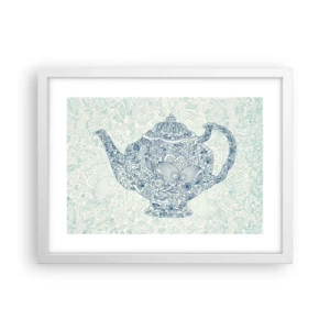 Plakat w białej ramie - Herbaty czar - 40x30 cm