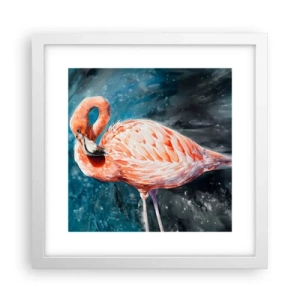 Plakat w białej ramie - Dekoracyjny z natury - 30x30 cm