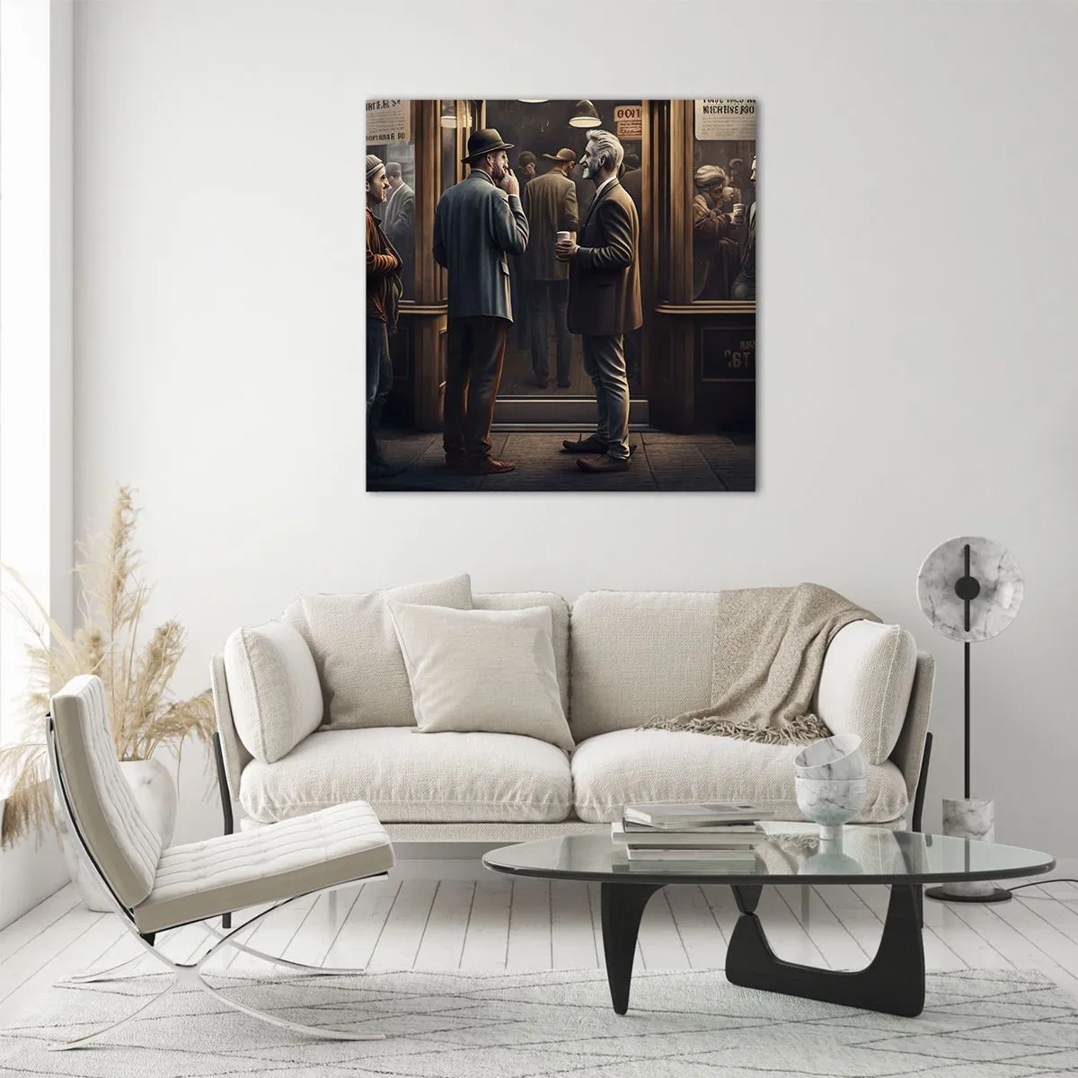 Obraz na szkle - Dobra chwila dnia - 60x60 cm