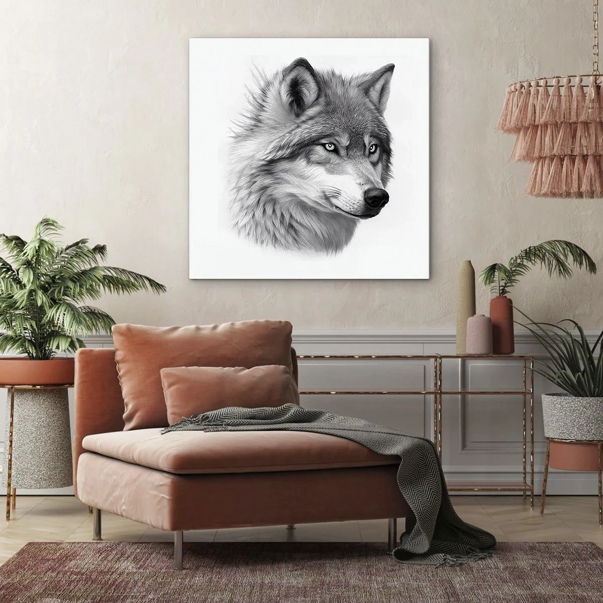 Obraz na płótnie - Alfa – bez wątpienia - 50x50 cm