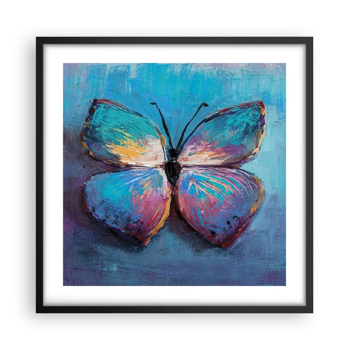 Plakat w czarnej ramie - W pełnej krasie - 50x50 cm