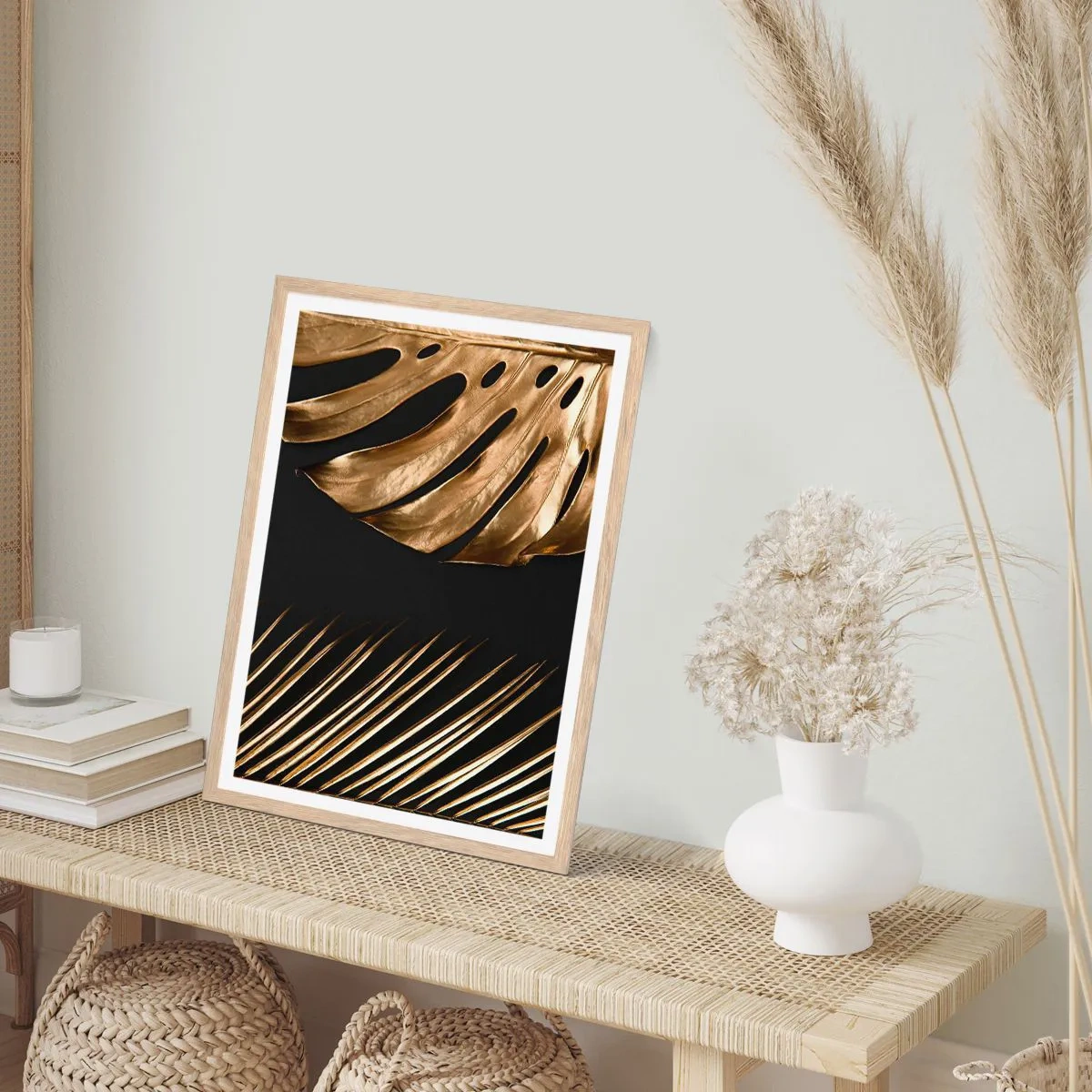 Plakat w ramie jasny dąb - Różne, a równie drogie - 70x100 cm