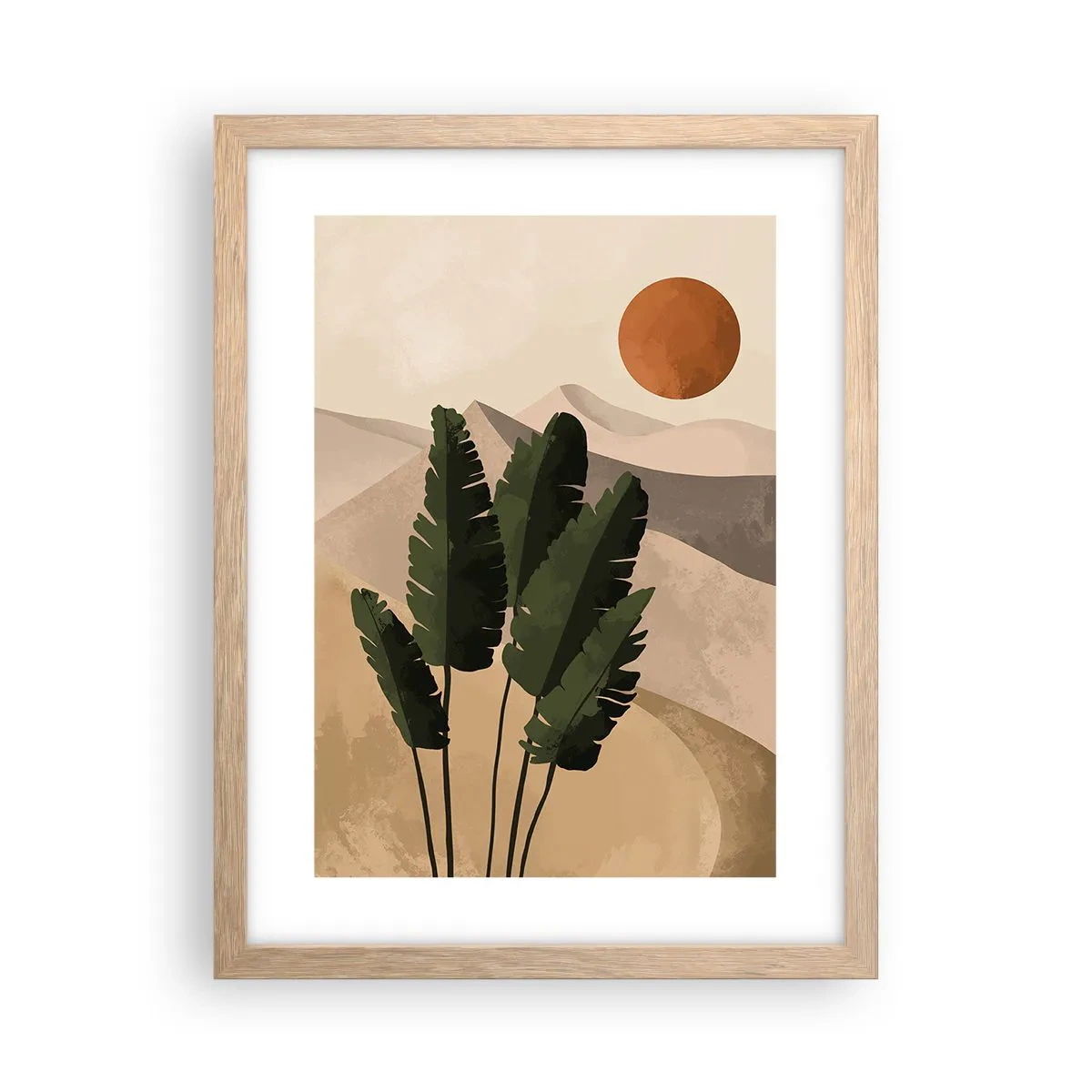 Plakat w ramie jasny dąb - Triumf życia - 30x40 cm