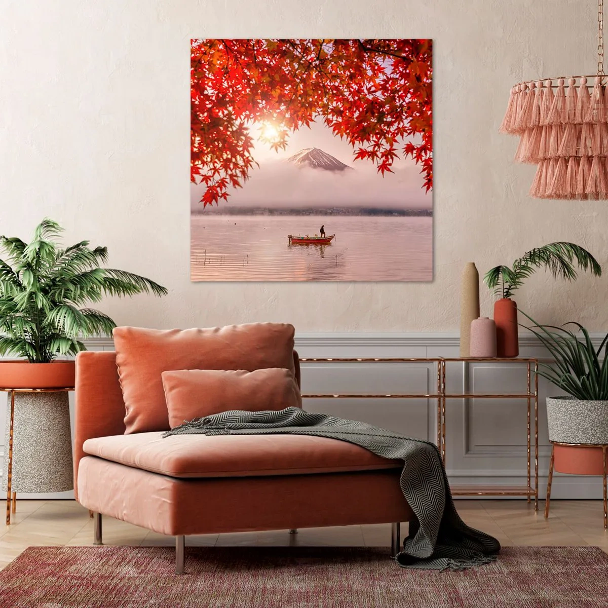 Obraz na płótnie - W japońskim klimacie - 50x50 cm