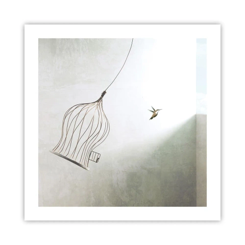 Plakat - W swoim żywiole - 50x50 cm