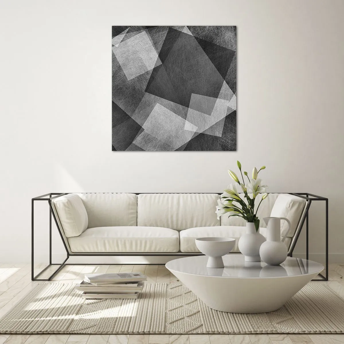 Obraz na szkle - Odwieczny symbol trwałości i porządku - 40x40 cm