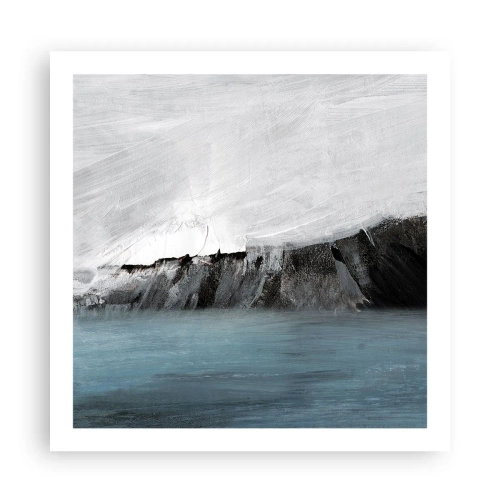 Plakat - Woda – ziemia: starcie żywiołów - 60x60 cm