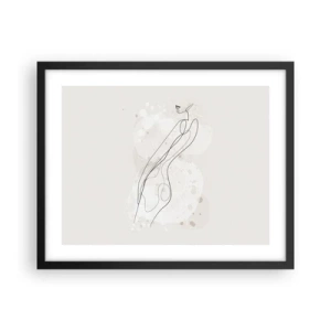 Plakat w czarnej ramie - Pobłądzić spojrzeniem - 50x40 cm