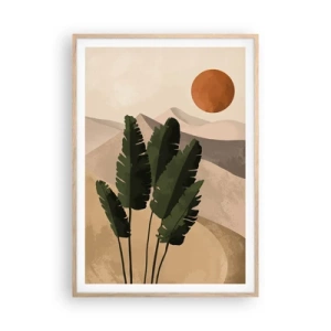 Plakat w ramie jasny dąb - Triumf życia - 70x100 cm