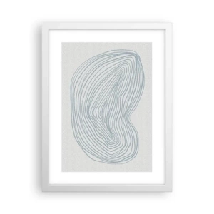 Plakat w białej ramie - Uśmiech kropli - 30x40 cm