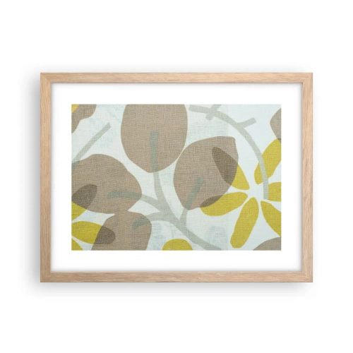 Plakat w ramie jasny dąb - Kompozycja w pełnym słońcu - 40x30 cm