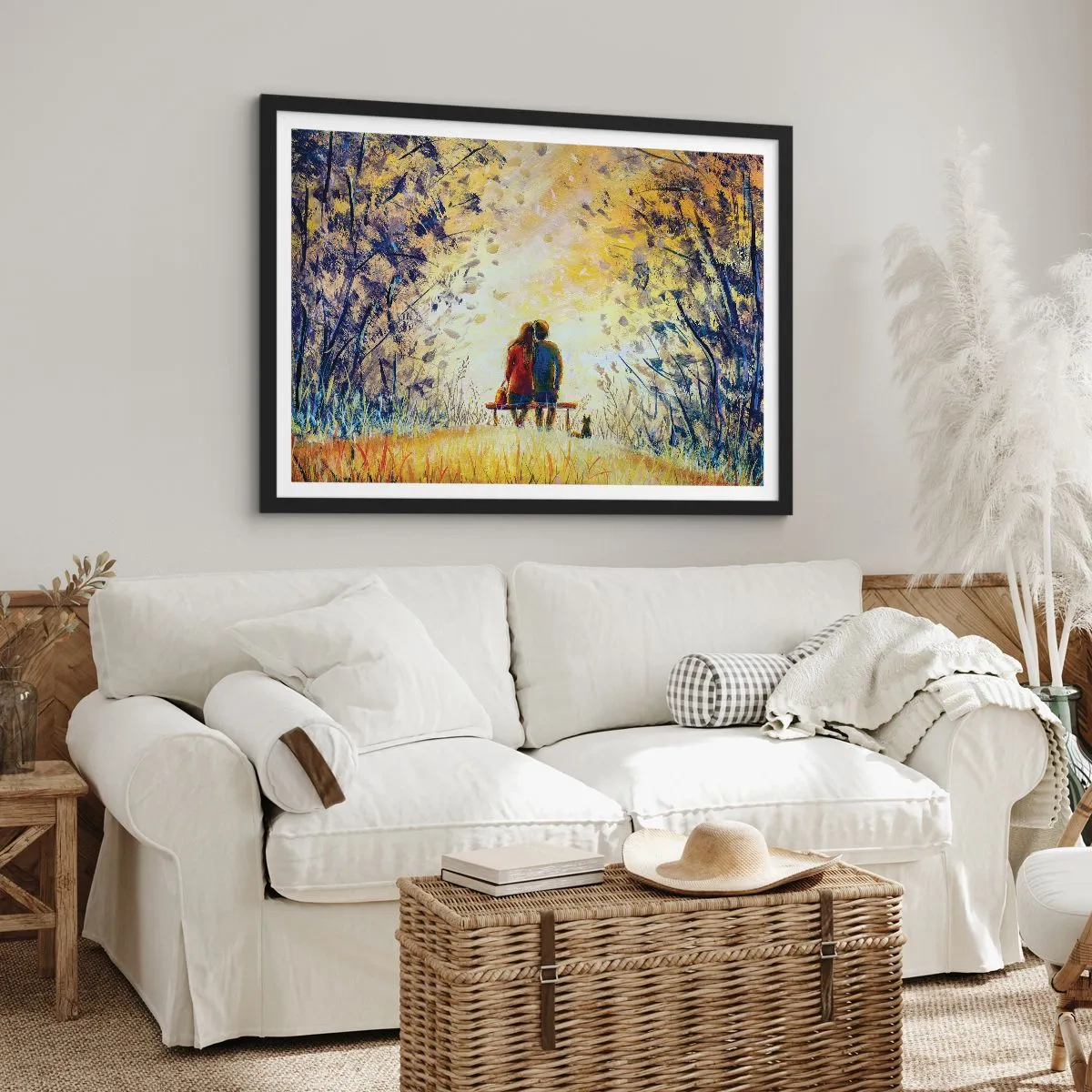 Plakat w czarnej ramie - Magiczna chwila - 91x61 cm