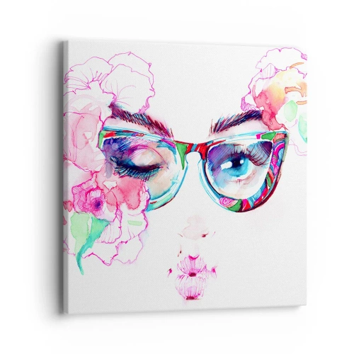 Obraz na płótnie - Kusząca obietnica - 40x40 cm