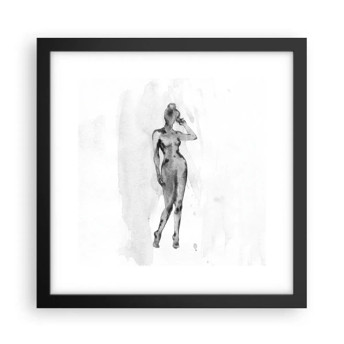 Plakat w czarnej ramie - Studium ideału kobiecości - 30x30 cm
