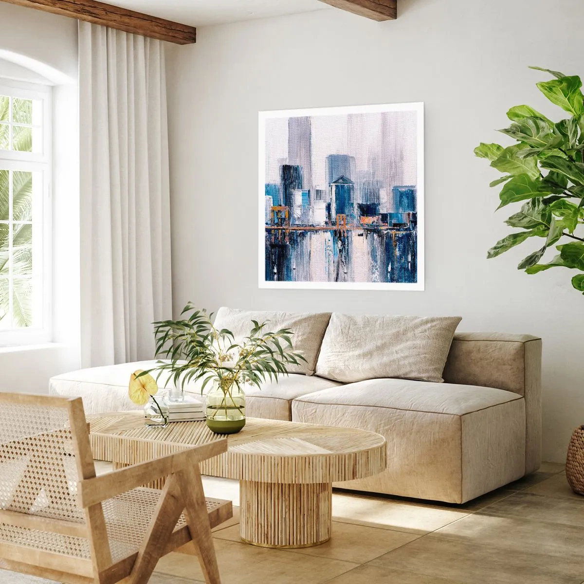 Plakat - Nowojorska impresja - 60x60 cm