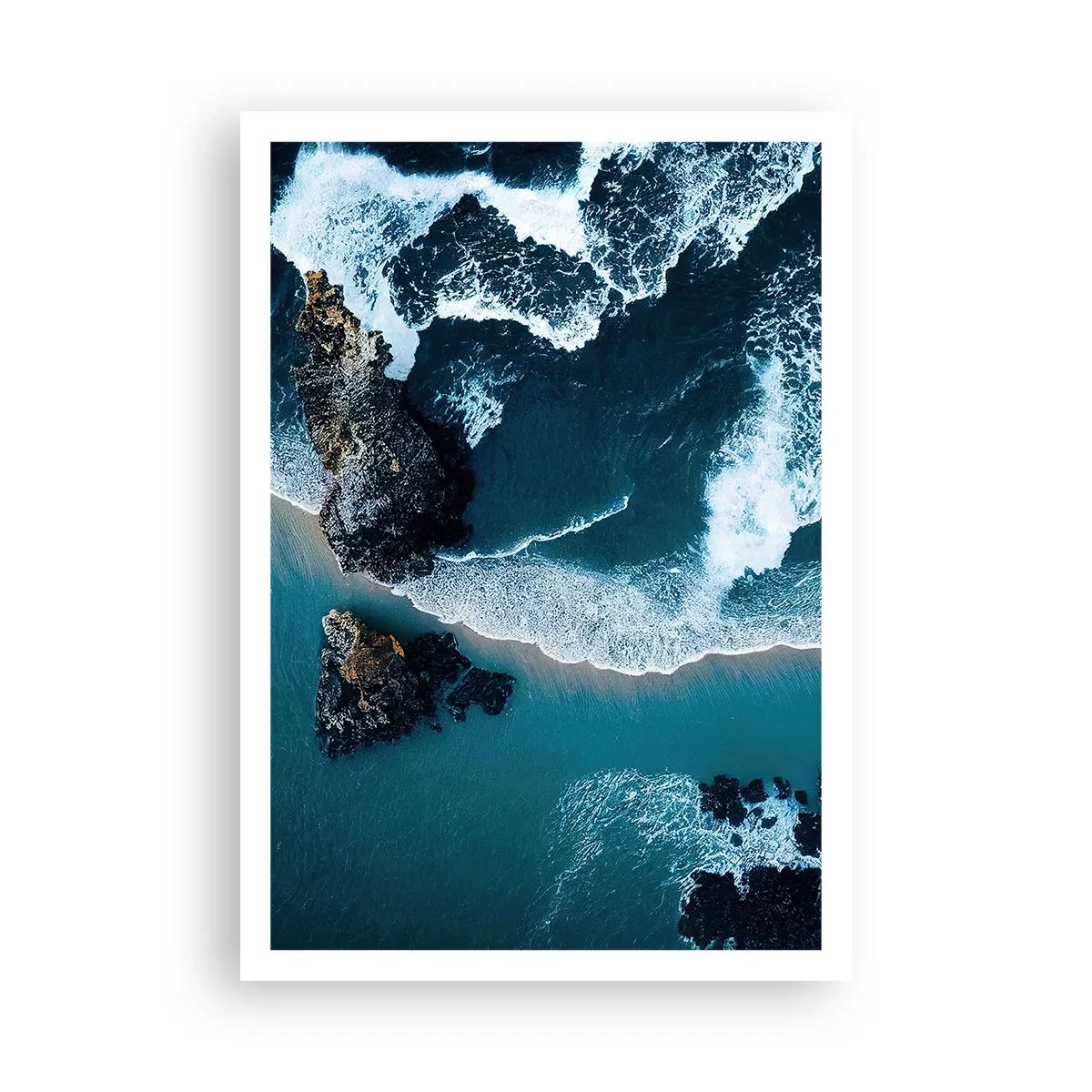 Plakat - Otulone falami - 70x100 cm