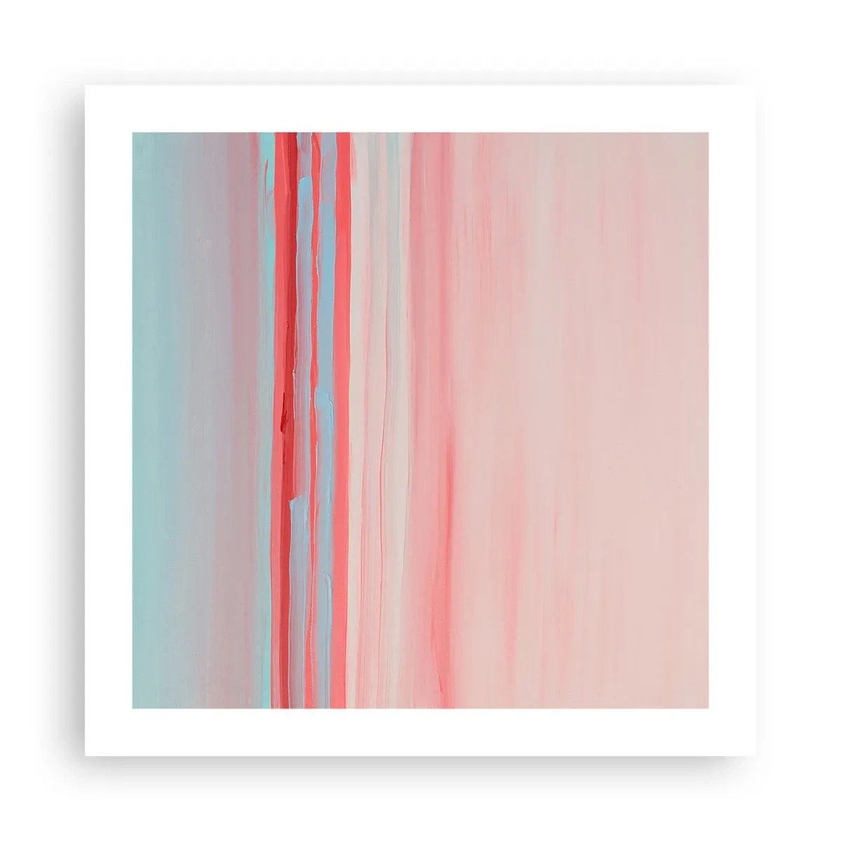 Plakat - Abstrakcja o świcie - 50x50 cm