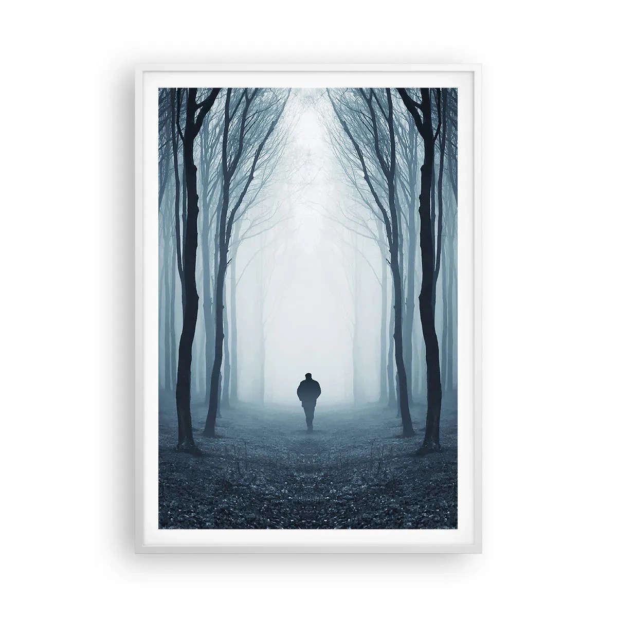 Plakat w białej ramie - I wszystko proste i jasne - 70x100 cm