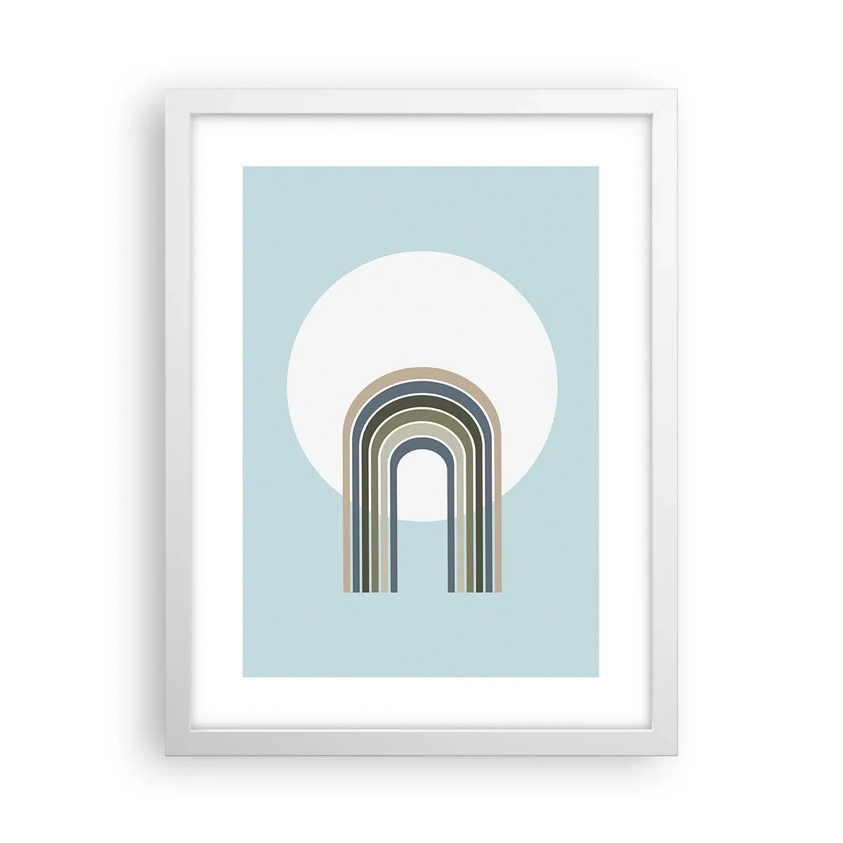 Plakat w białej ramie - Nieodparte przyciąganie - 30x40 cm