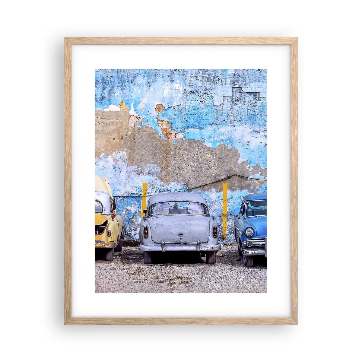 Plakat w ramie jasny dąb - Spotkanie weteranów - 40x50 cm