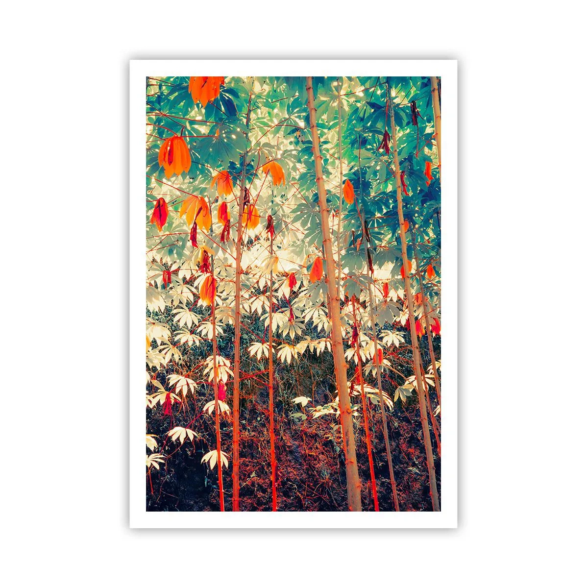 Plakat - Tajemne życie liści - 70x100 cm