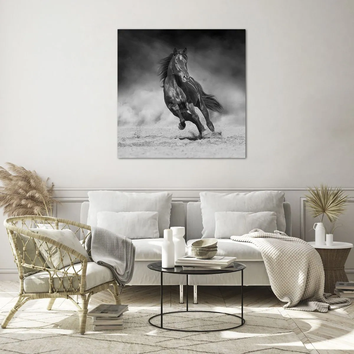 Obraz na szkle - Godny samego emira - 60x60 cm