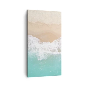 Obraz na płótnie - Pieszczotliwy dotyk - 45x80 cm