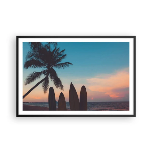 Plakat w czarnej ramie - Jutro też będzie zabawa - 91x61 cm