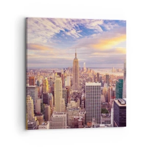 Obraz na płótnie - Sięgnąć samych chmur - 70x70 cm