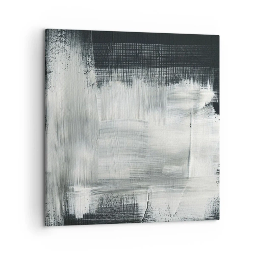 Obraz na płótnie - Utkane z pionu i poziomu - 50x50 cm