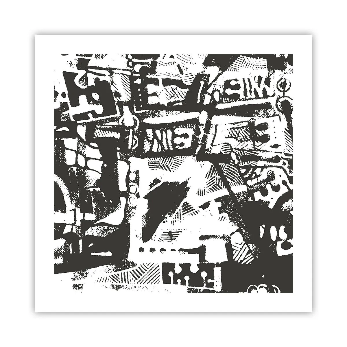 Plakat - Porządek czy chaos? - 50x50 cm
