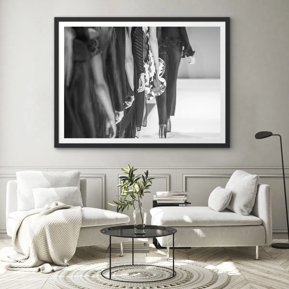 Plakat w czarnej ramie - Stylowa parada - 50x40 cm