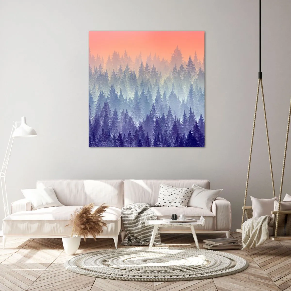 Obraz na płótnie - Wysoko, wyżej, do nieba - 60x60 cm