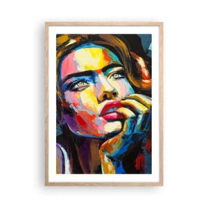 Plakat w ramie jasny dąb - Marzenia jak ptaki szybują po niebie - 50x70 cm