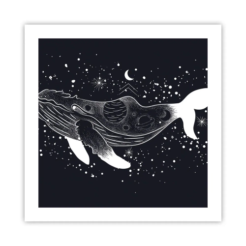Plakat - W oceanie wszechświata - 50x50 cm