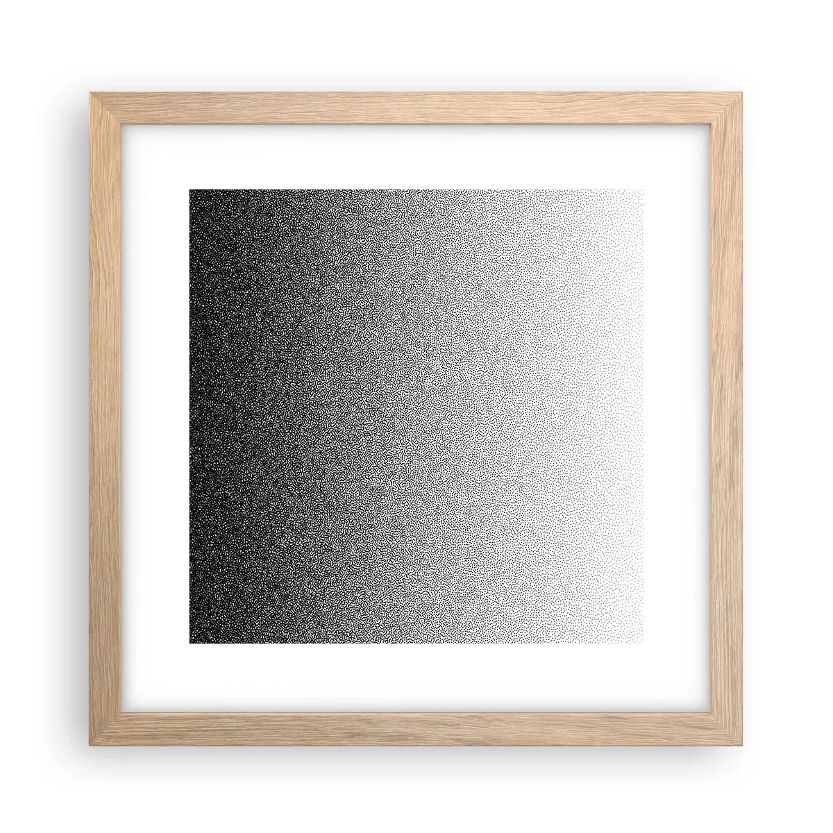 Plakat w ramie jasny dąb - W stronę światła - 30x30 cm