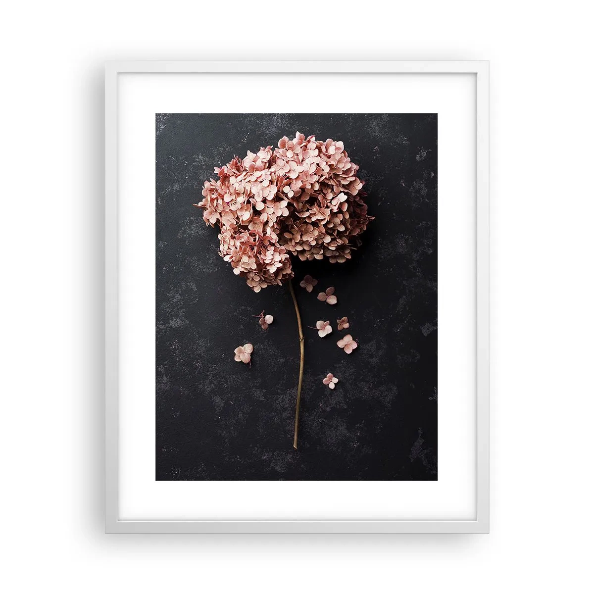 Plakat w białej ramie - Prawdziwie romantyczny znak - 40x50 cm