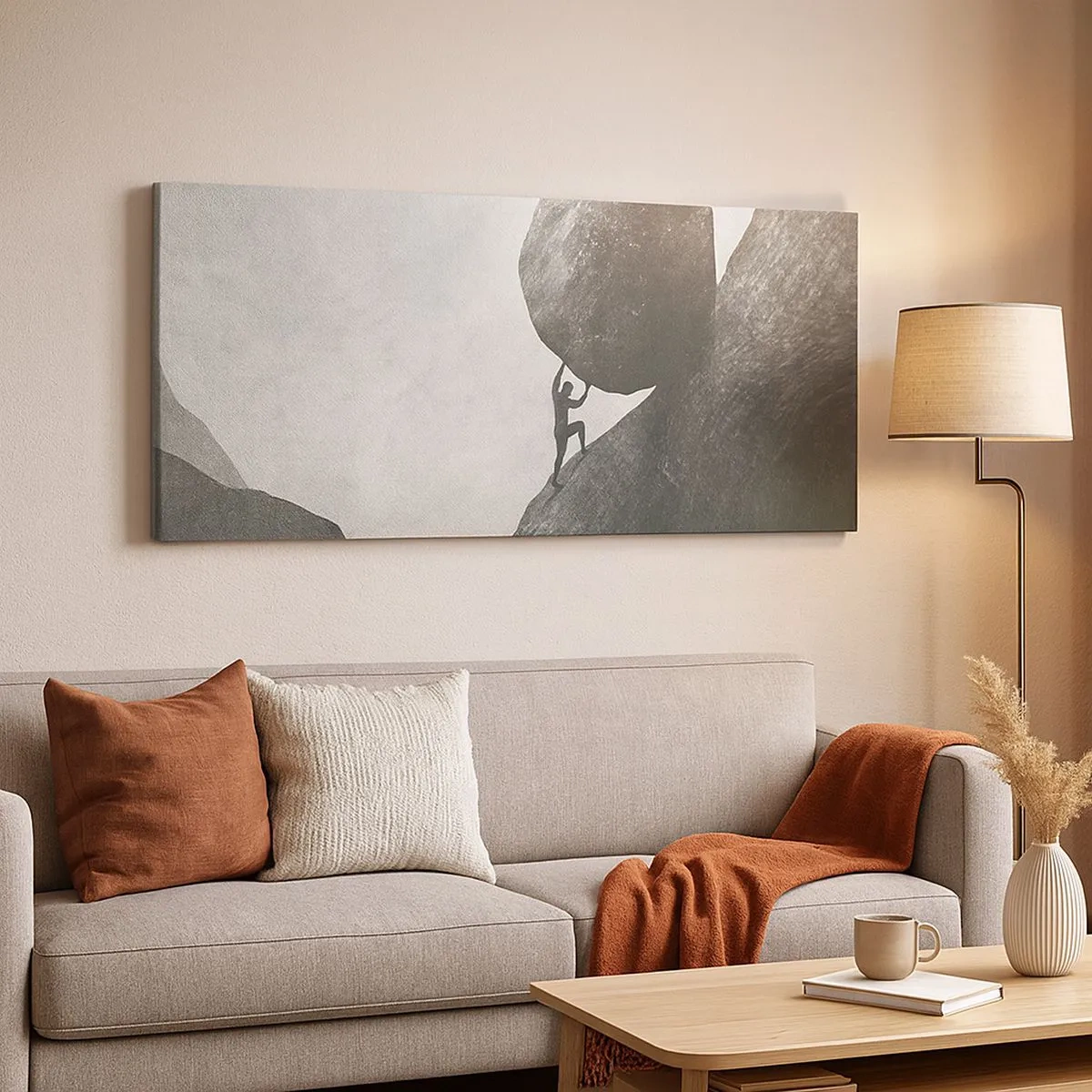 Obraz na płótnie - Wierzę wbrew nadziei - 100x40 cm