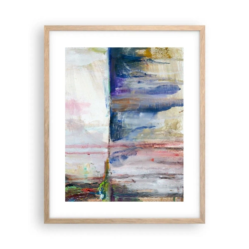 Plakat w ramie jasny dąb - Barwne wrażenia i skojarzenia - 40x50 cm